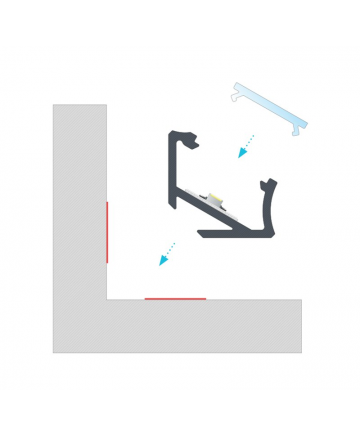 Προφίλ αλουμινίου LED EL CORNER H