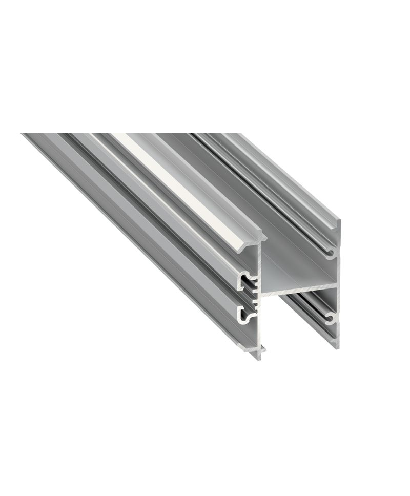 Προφίλ αλουμινίου LED EL DOPIO Silver