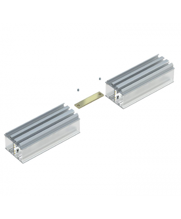 Προφίλ αλουμινίου LED EL DOPIO Silver