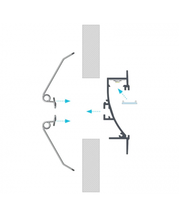 Προφίλ αλουμινίου LED EL TIANO Λευκό