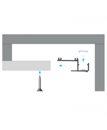Προφίλ αλουμινίου LED EL IPA 16 Λευκό