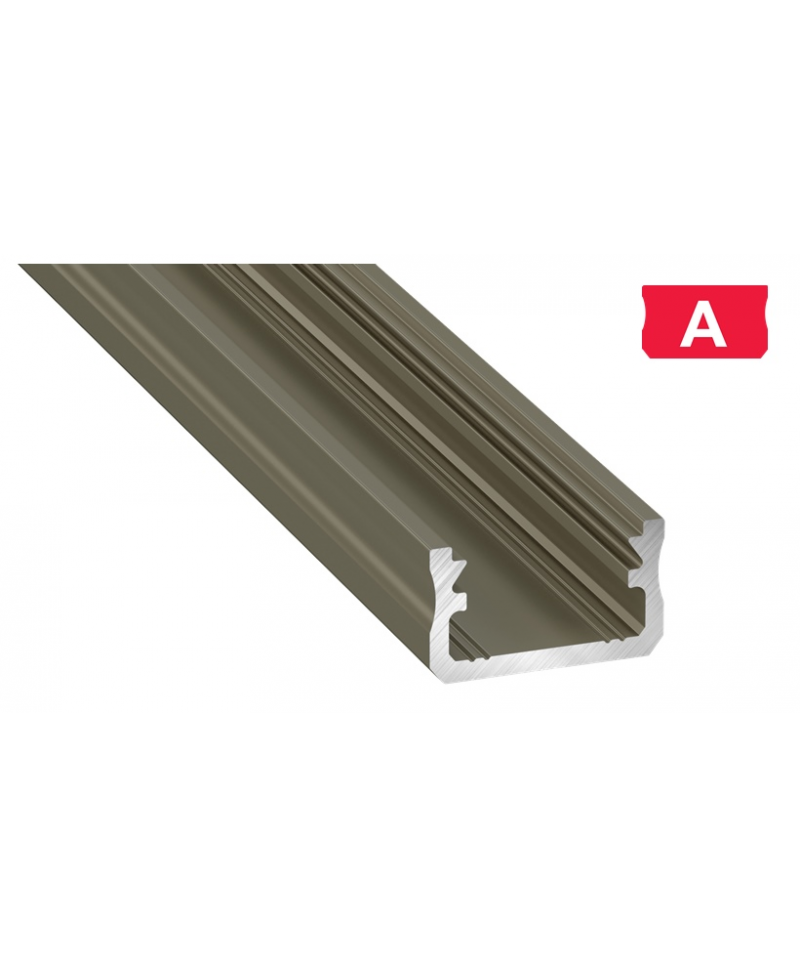 Προφίλ αλουμινίου LED EL Surface A INOX