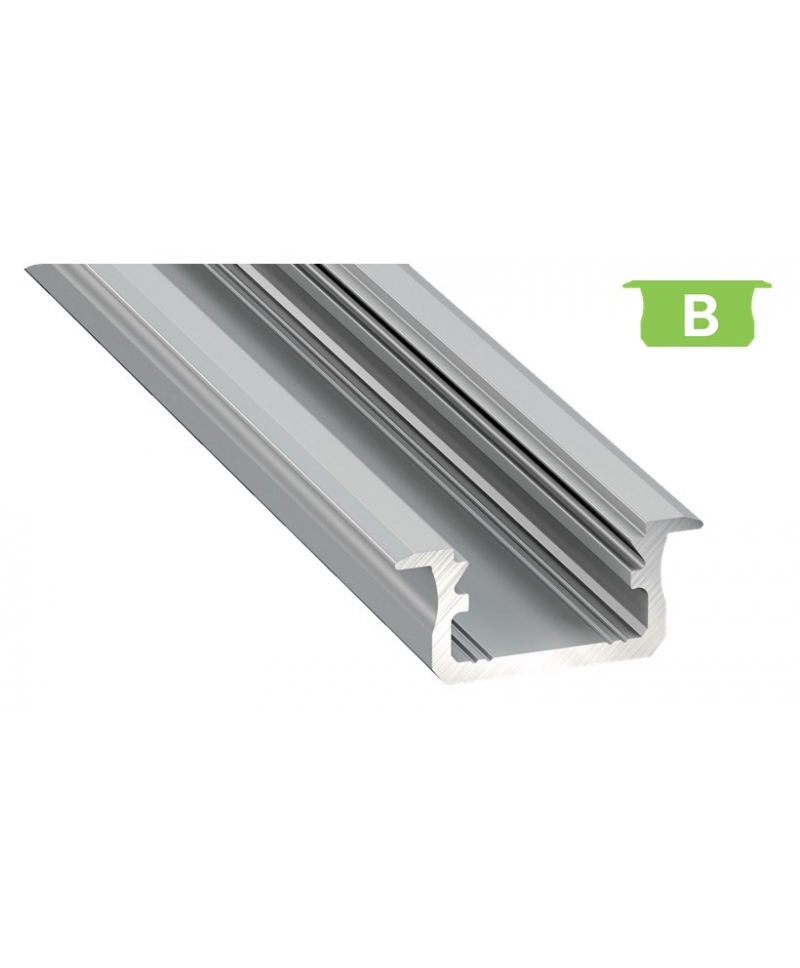 ΠΡΟΦΙΛ ΑΛΟΥΜΙΝΙΟΥ ΕL MORTICE B ΑΝΟΔΙΩΜΕΝΟ