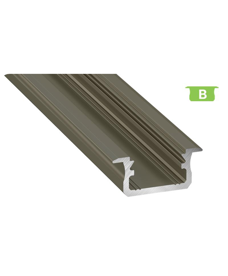 Προφίλ αλουμινίου LED EL MORTICE B INOX
