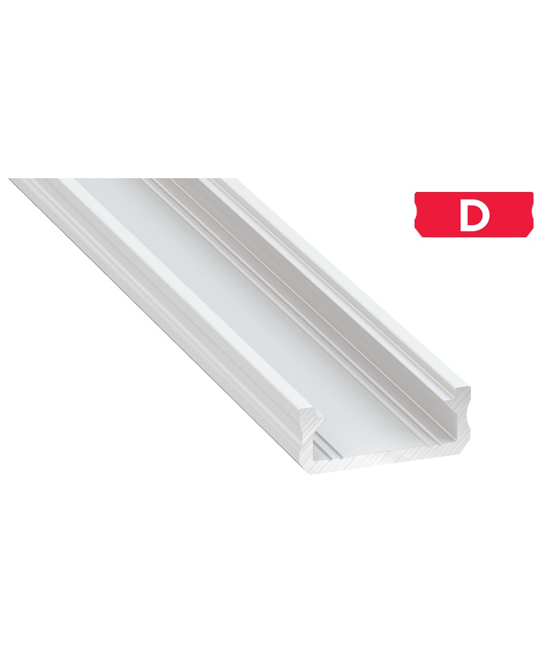 Προφίλ αλουμινίου LED EL MICRO D Λευκό