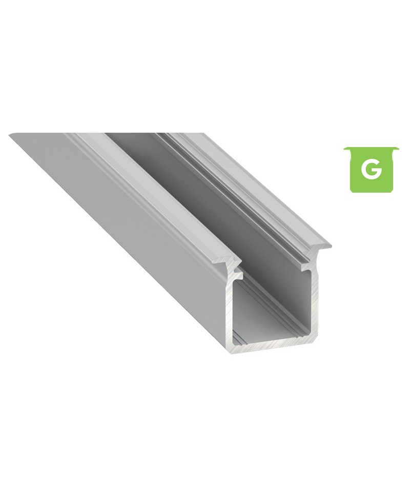 Προφίλ αλουμινίου LED EL DEEP G Silver