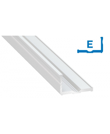 Προφίλ αλουμινίου LED TYPE E Λευκό