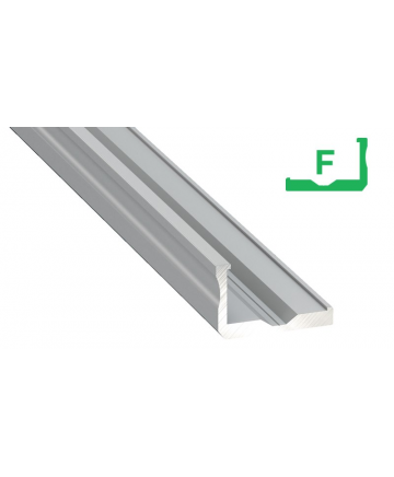 Προφίλ αλουμινίου LED TYPE F Silver